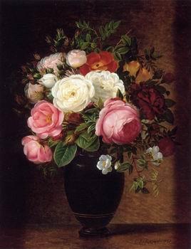 unknow artist Floral, beautiful classical still life of flowers.039 oil painting image